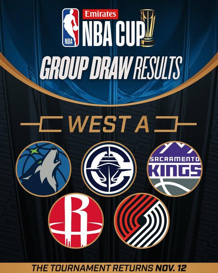 安博体育-NBA杯分组结果出炉:湖人独行侠同组西部C组死亡之组的简单介绍